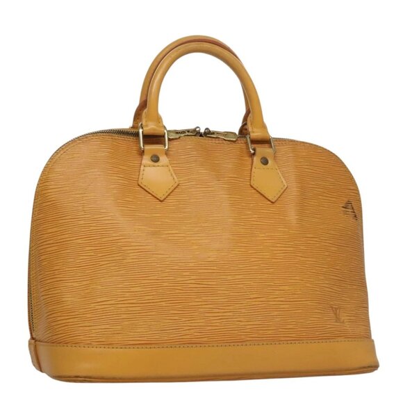 LOUIS VUITTON Epi Alma Hand Bag Yellow LV - Picture 1 of 15